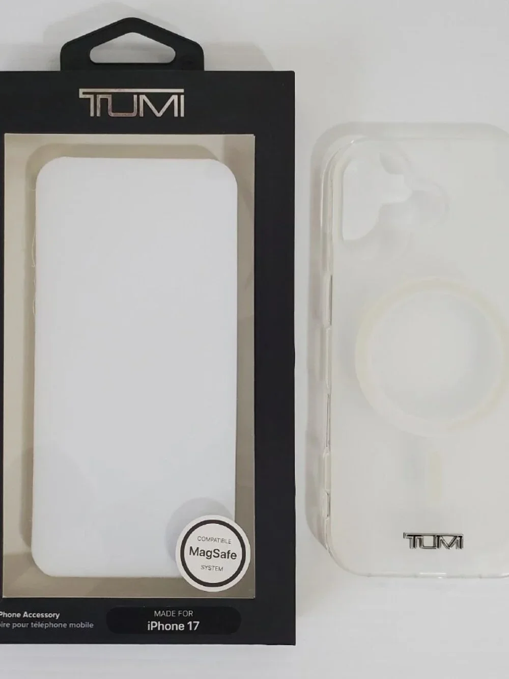 2026 TUMI MADE FOR iPHONE 17 CLEAR CASE COMPATIBLE MAG SAFE SYSTEM